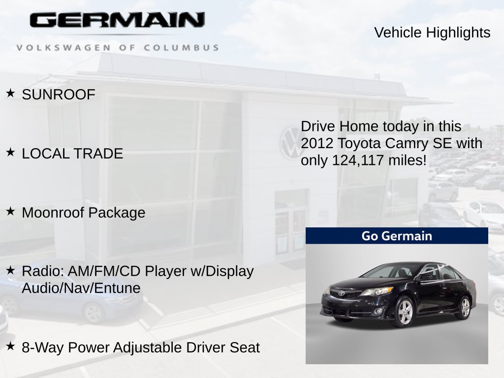 Used 2012 Toyota Camry SE FWD image 5