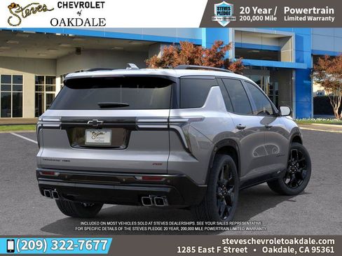New 2026 Chevrolet Traverse RS w/ LPO, Floor Liner Package AWD/4WD image 4