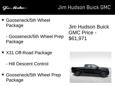 Used 2023 GMC Sierra 2500 AT4 w/ Gooseneck/5TH Wheel Package image 7