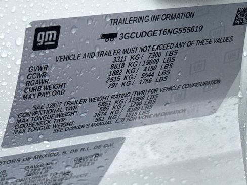 Used 2022 Chevrolet Silverado 1500 LTZ w/ Max Trailering Package image 12