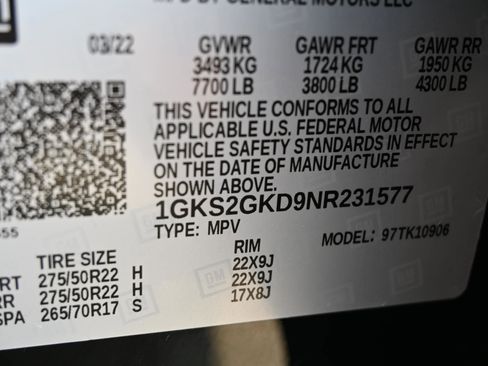 Used 2022 GMC Yukon XL SLT w/ SLT Luxury Package image 18