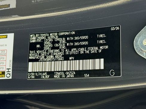 New 2026 Toyota 4Runner Limited AWD/4WD image 37