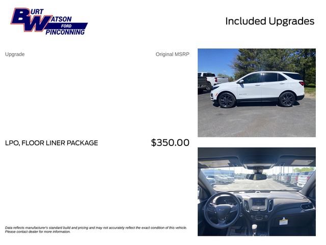 Used 2024 Chevrolet Equinox RS w/ LPO, Floor Liner Package FWD image 4