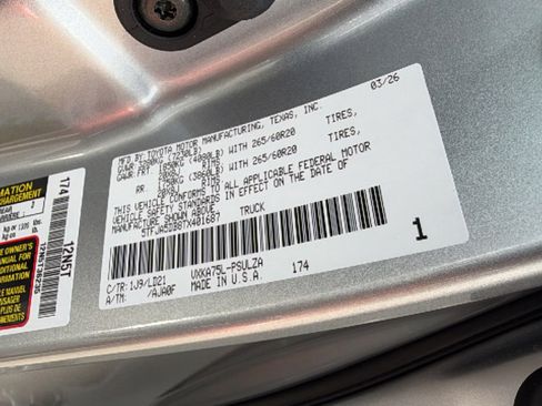 New 2026 Toyota Tundra Limited AWD/4WD image 30