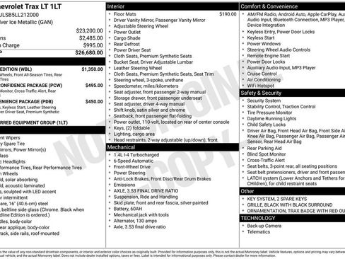 Certified 2020 Chevrolet Trax LT w/ Redline Edition image 33