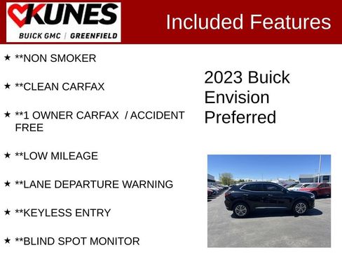 Used 2023 Buick Envision Preferred FWD image 3