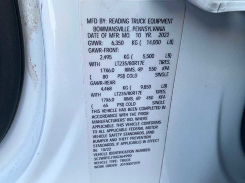 Used 2022 RAM 3500 Tradesman w/ Chrome Appearance Group image 48