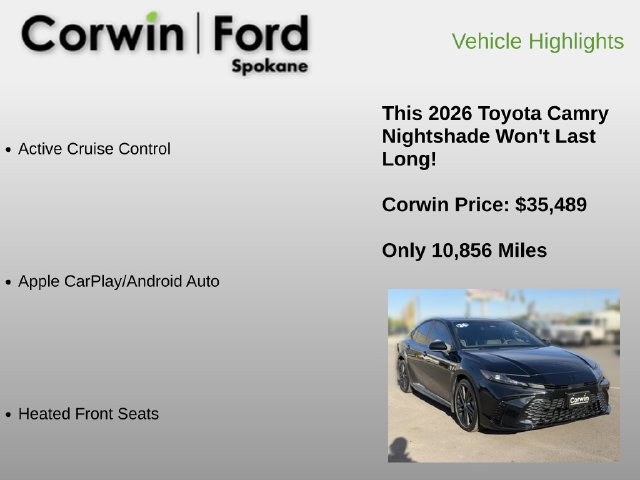Used 2026 Toyota Camry Hybrid w/ Multimedia Upgrade Package AWD/4WD image 18