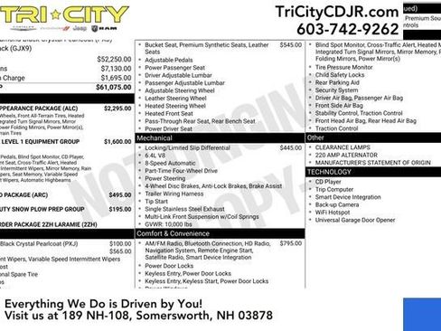 Used 2019 RAM 2500 Laramie w/ Black Appearance Package image 3