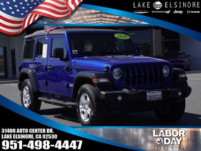 Certified 2020 Jeep Wrangler Unlimited Sport S