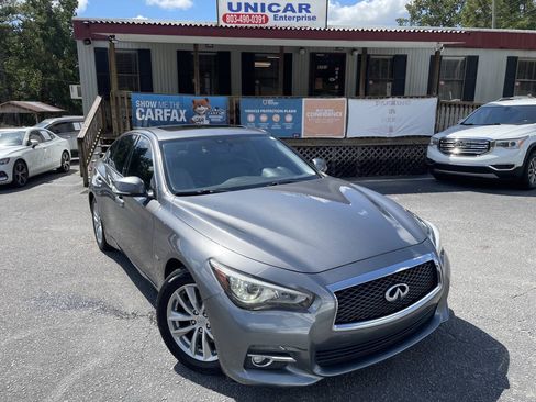 Used 2017 INFINITI Q50 3.0t Premium w/ 3.0T Premium Plus Package RWD image 1