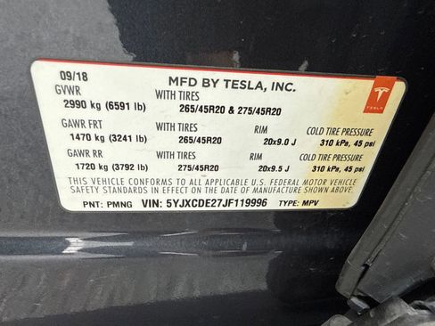 Used 2018 Tesla Model X 75D AWD/4WD image 57