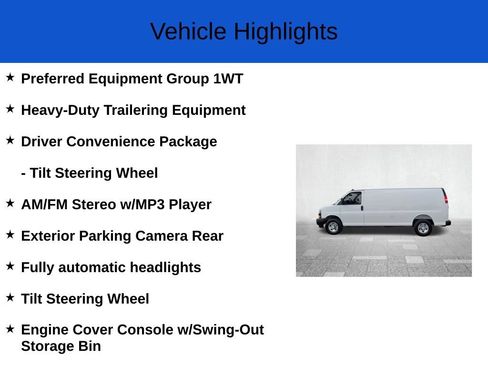 New 2025 Chevrolet Express 3500 Extended w/ Driver Convenience Package image 2