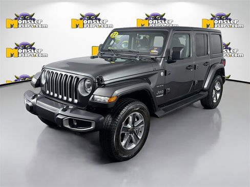 Used 2022 Jeep Wrangler Unlimited Sahara w/ Cold Weather Group image 1
