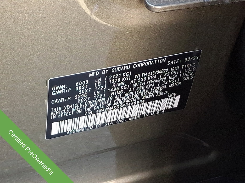 Used 2023 Subaru Ascent Onyx Edition Limited AWD/4WD image 31