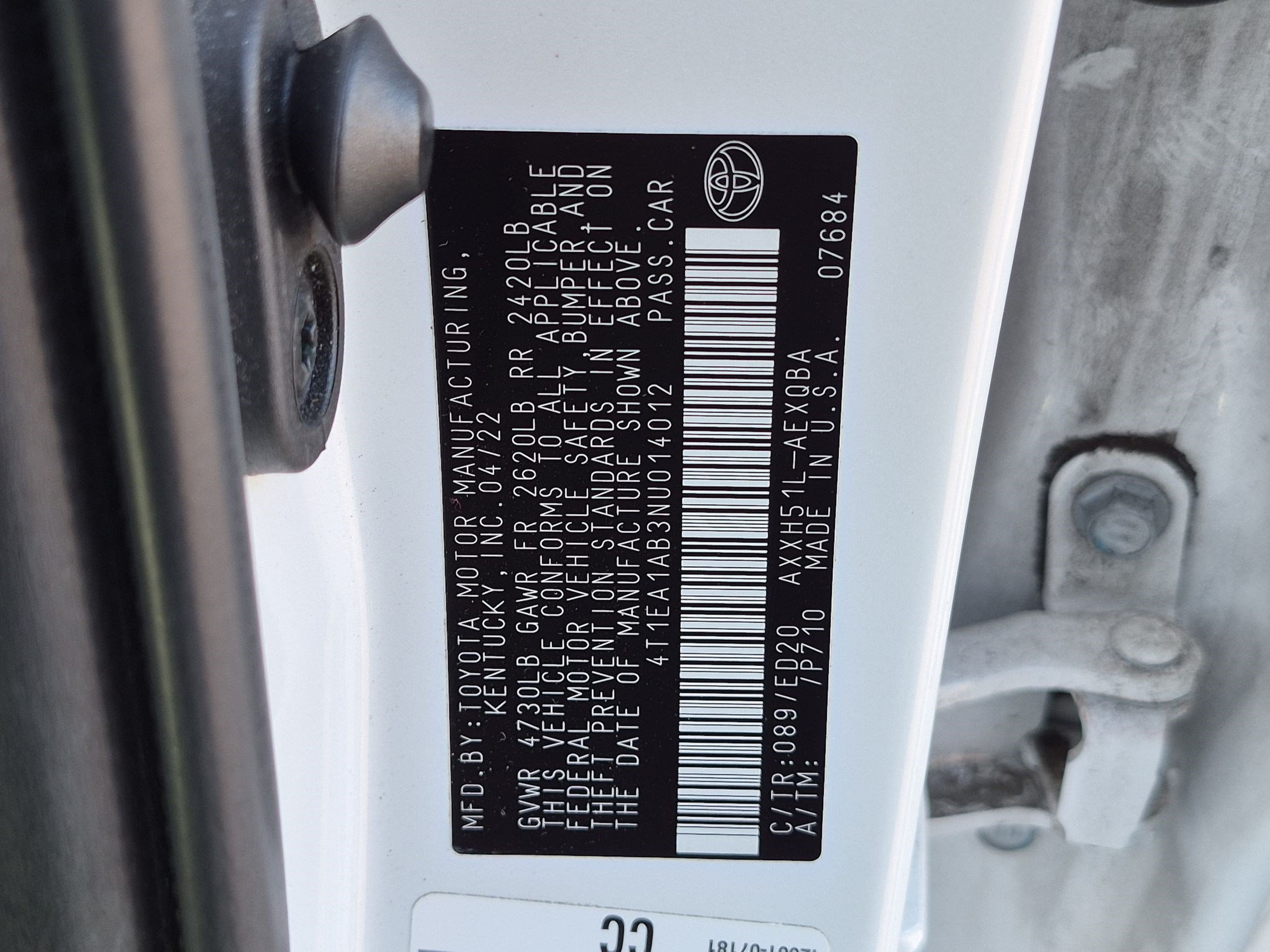 Used 2022 Toyota Avalon XSE FWD image 32