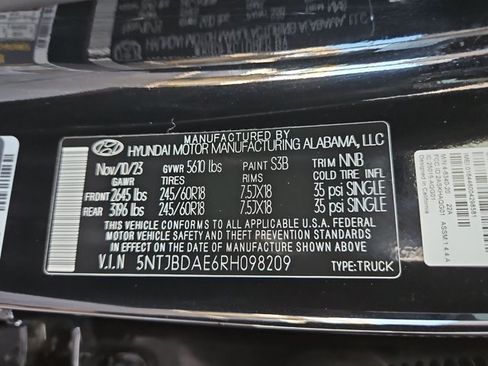Certified 2024 Hyundai Santa Cruz SEL AWD/4WD image 21