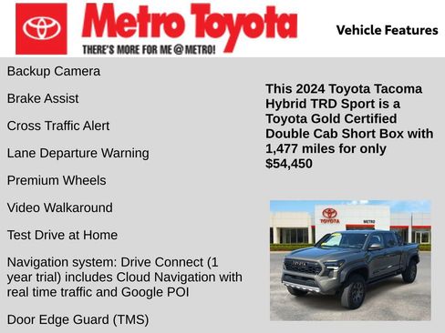 Certified 2024 Toyota Tacoma TRD Sport image 21