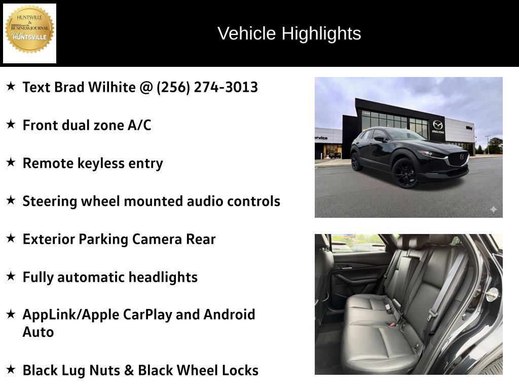 Certified 2025 MAZDA CX-30 AWD 2.5 S w/ Select Sport Pkg image 6
