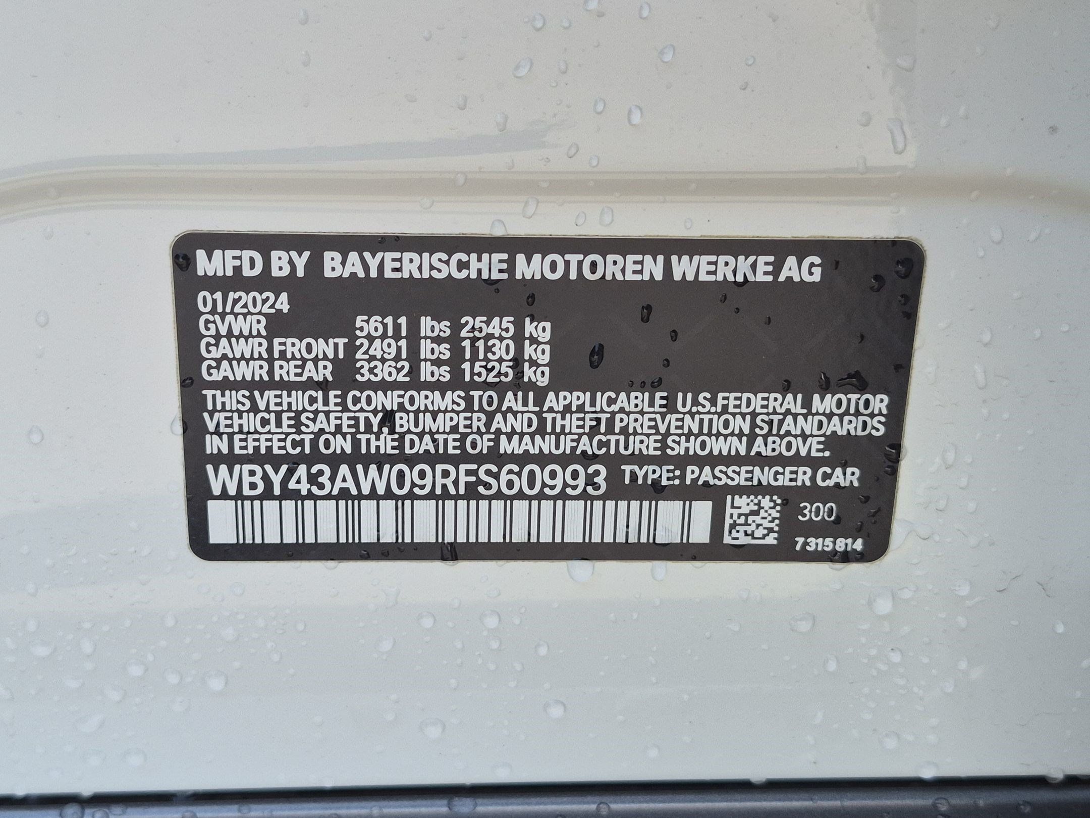 Certified 2024 BMW i4 eDrive35 w/ Convenience Package RWD image 32