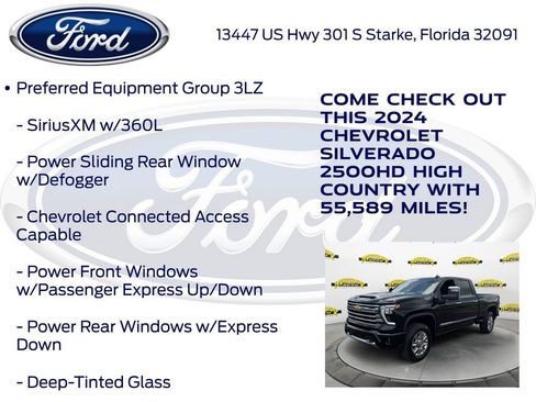 Used 2024 Chevrolet Silverado 2500 High Country w/ Technology Package AWD/4WD image 22