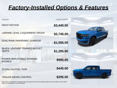 Used 2025 RAM 1500 Laramie w/ Night Edition AWD/4WD image 3