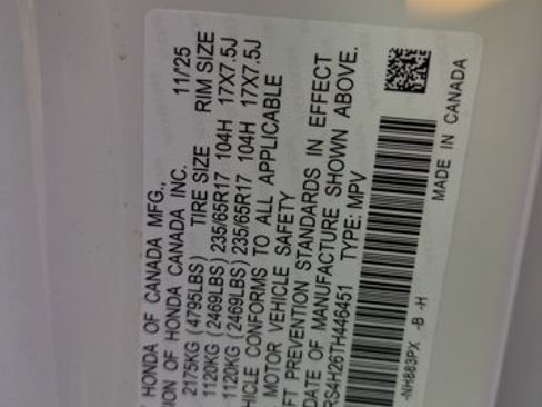 Certified 2026 Honda CR-V LX image 24