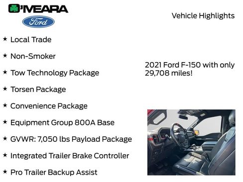 Used 2021 Ford F150 Raptor w/ Tow Technology Package image 8