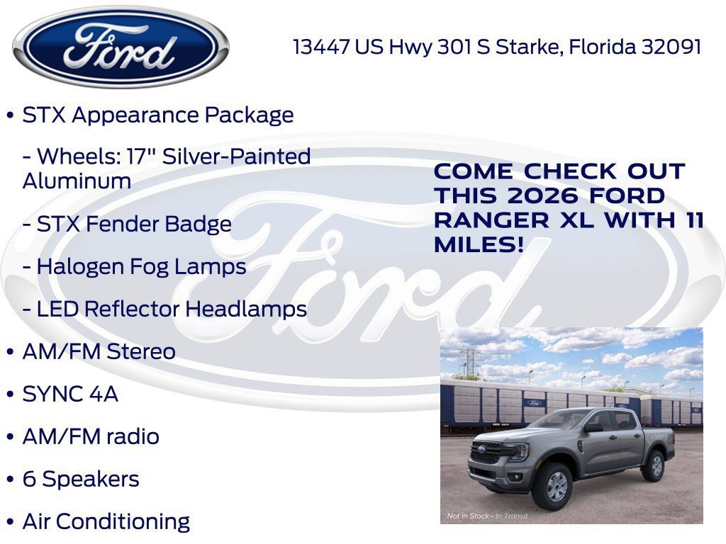 New 2026 Ford Ranger XL AWD/4WD image 15