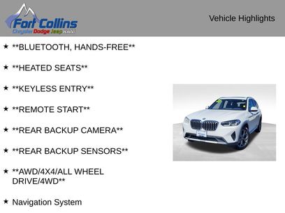 Used 2022 BMW X3 xDrive30i w/ Premium Package 2