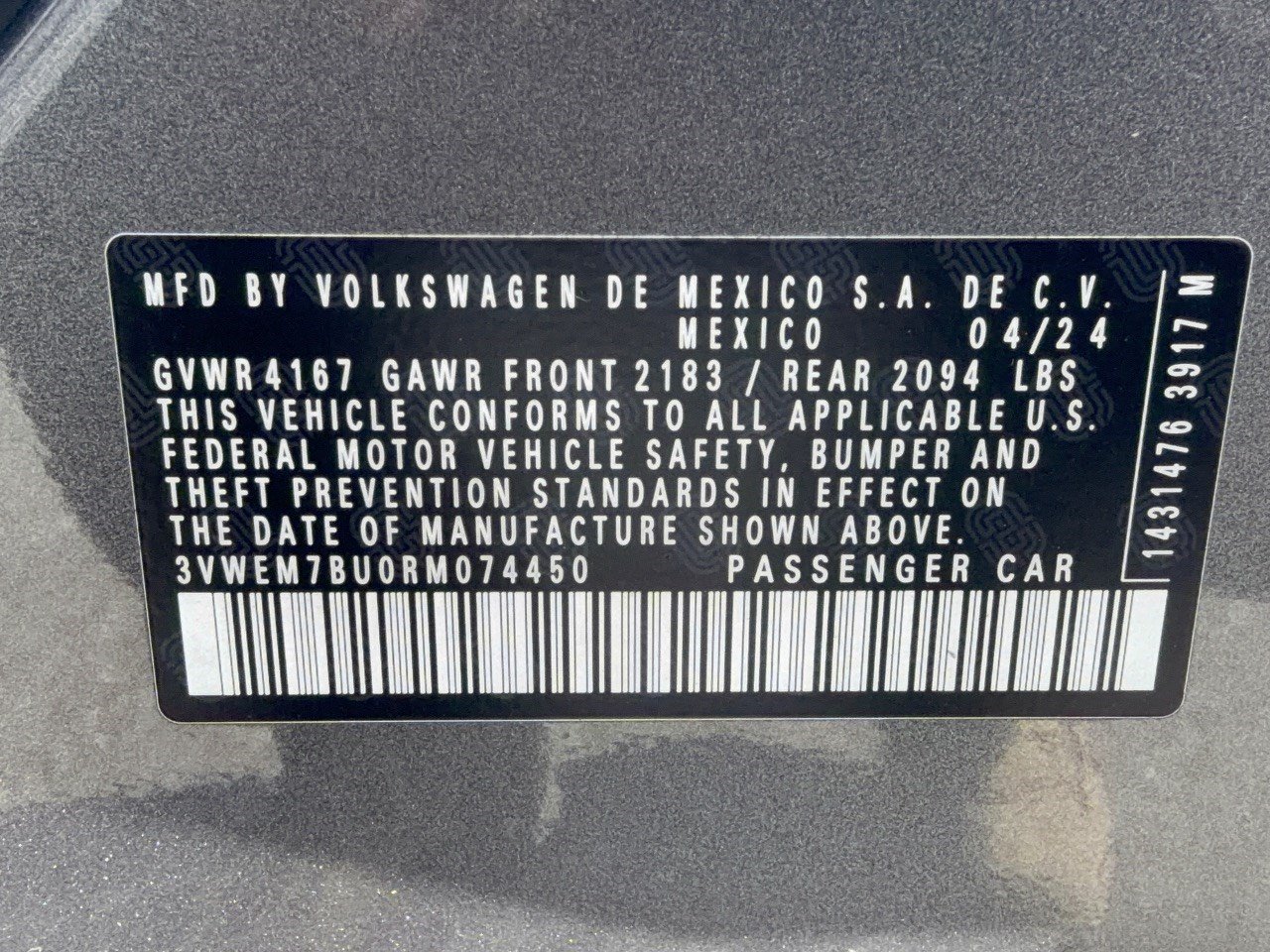 Certified 2024 Volkswagen Jetta SE FWD image 31