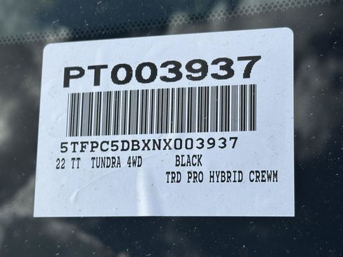 Certified 2022 Toyota Tundra TRD Pro AWD/4WD image 57