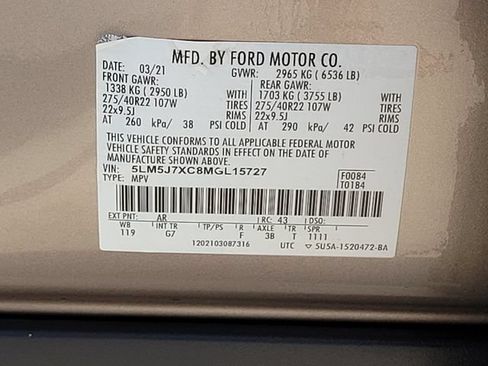 Used 2021 Lincoln Aviator Reserve w/ Equipment Group 202A AWD/4WD image 16