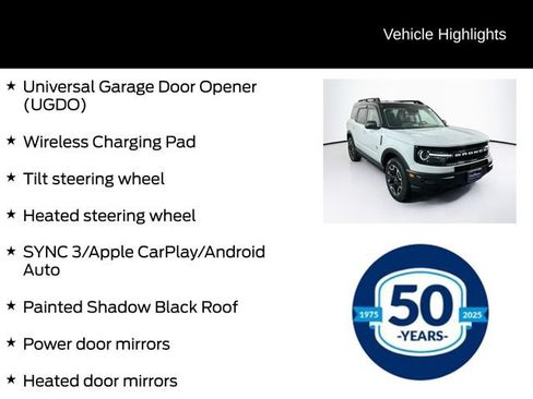 Used 2023 Ford Bronco Sport Outer Banks w/ Tech Package AWD/4WD image 21