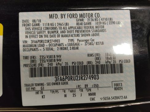 Used 2018 Ford Fusion Titanium image 33