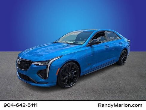 New 2026 Cadillac CT4 V w/ LPO, ONYX Package RWD image 1