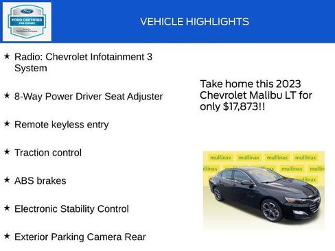 Used 2023 Chevrolet Malibu LT image 17