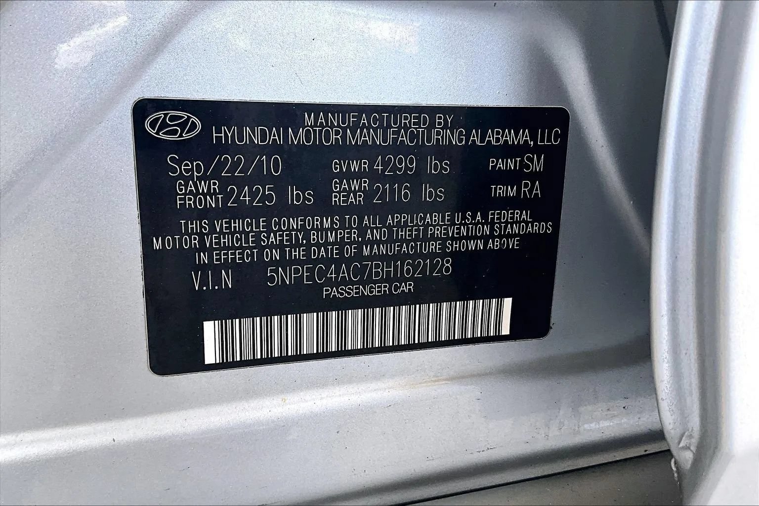 Used 2011 Hyundai Sonata SE FWD image 15