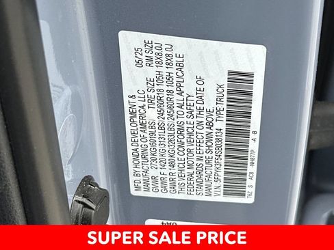 Used 2025 Honda Ridgeline RTL image 25