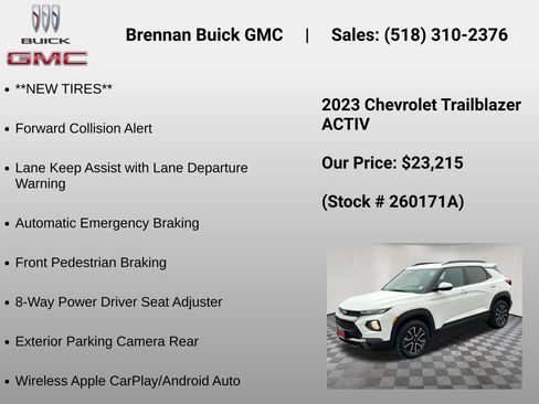 Certified 2023 Chevrolet TrailBlazer ACTIV AWD/4WD image 6