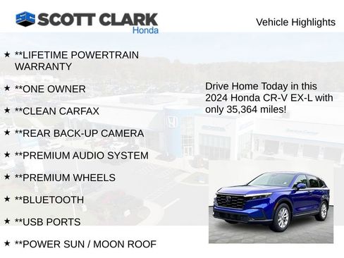 Used 2024 Honda CR-V EX-L image 11
