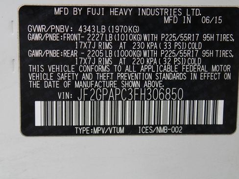 Used 2015 Subaru Crosstrek 2.0i Limited image 29