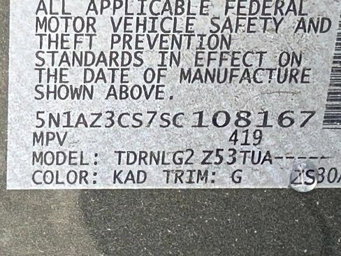 Certified 2025 Nissan Murano SL AWD/4WD image 55