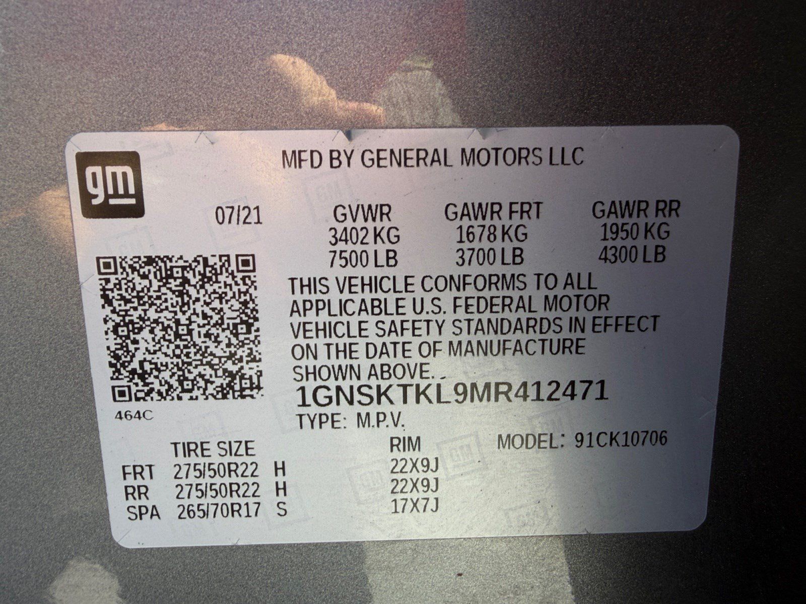 Used 2021 Chevrolet Tahoe High Country AWD/4WD image 33