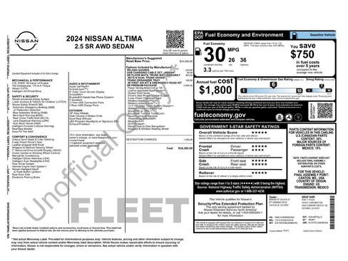 Used 2024 Nissan Altima 2.5 SR w/ SR Premium Package AWD/4WD image 6