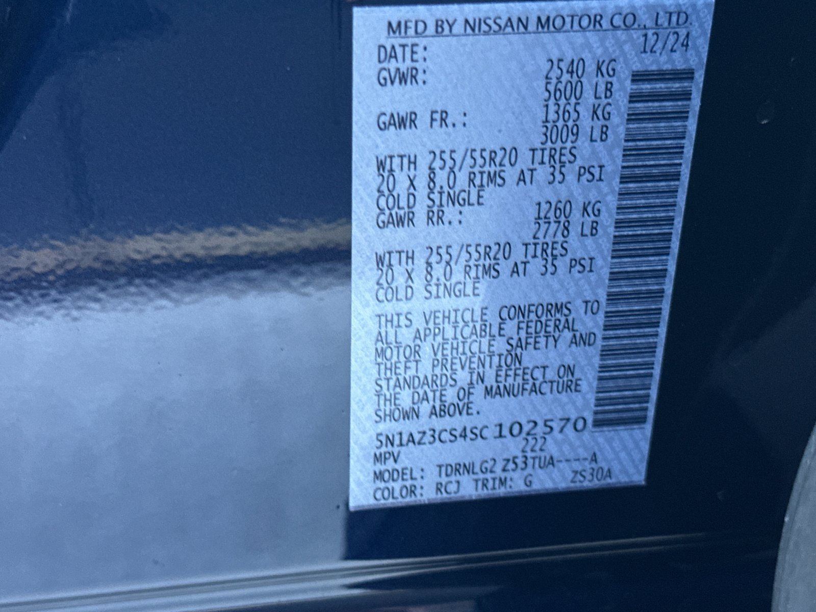 Certified 2025 Nissan Murano SL AWD/4WD image 28
