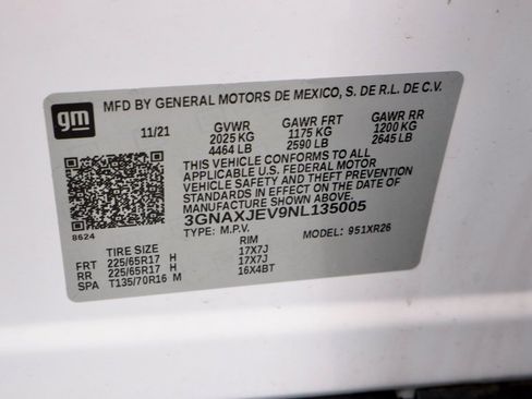 Used 2022 Chevrolet Equinox LT w/ Driver Convenience Package image 34