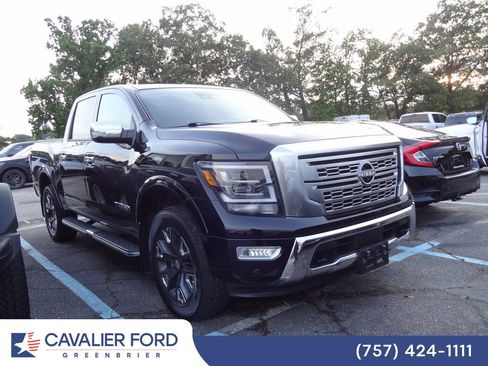 Used 2023 Nissan Titan Platinum Reserve w/ Moonroof Package AWD/4WD image 1