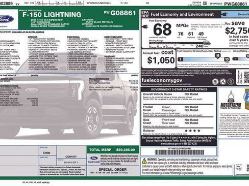 Used 2023 Ford F150 Lightning XLT image 6