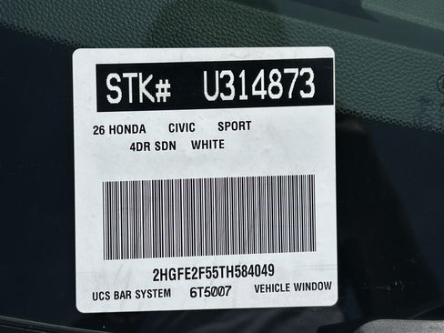Used 2026 Honda Civic Sport image 30